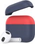 Ahastyle AirPods 3 Navy-Blue-Red szilikon tok - Fülhallgató tok