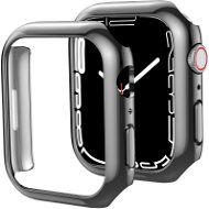 Ahastyle Premium PC Matte Electroplated for Apple Watch7 41MM Black 2 pcs - Protective Watch Cover