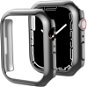 AhaStyle Premium PC Matte Electroplated pro Apple Watch 7 41mm Black 2ks - Ochranný kryt na hodinky