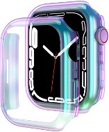 Ahastyle Oremium PC Matt Electroplated for Apple Watch7 41MM Rainbow 2 pcs - Protective Watch Cover