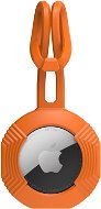 AhaStyle silikónové puzdro so šnúrkou pre  Apple AirTag oranžové - AirTag pútko