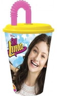 Javoli Plastic cup with straw Disney Soy Luna 430 ml - Drinking Cup