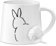 Master Porcelánový hrneček s ocáskem - králík 3D 0,35 - Hrnek