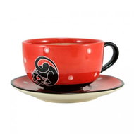 Cup with saucer Cat, 330 ml - Cup