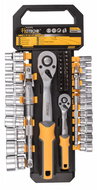 Hoteche Gola set 1/2" and 1/4" with socket wrenches and bits, 50 pieces - HT202002 - Socket Wrench Set