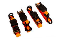 Hoteche Two-piece lashing strap with ratchet 25 x 4500 mm, 4 pcs - HT670206 - Tie Down Strap