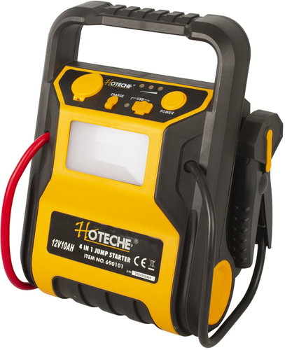 Hoteche Booster 4-in-1, LED Flashlight, Compressor and USB Charger - HT690101 - Booster - Main image