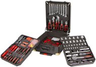 Tool set in aluminium case with ratchet wrenches, 428 pcs - Tool Set