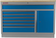 AHProfi All-metal wide workshop cabinet PROFI BLUE, 7 drawers - Workshop Cabinet