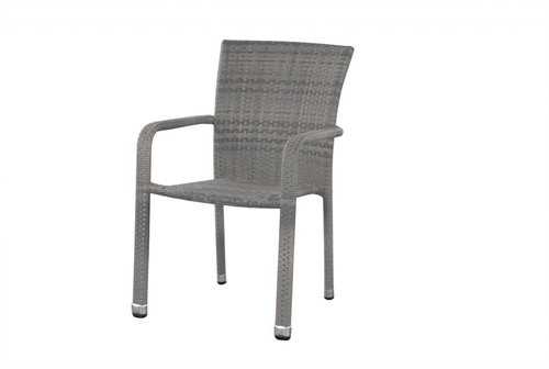 DIMENZA Garden chair BARCELONA, dark grey - Garden Chair - Main image