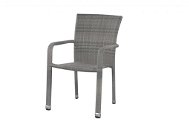 DIMENZA Židle zahradní BARCELONA, tmavě šedá - Zahradní židle