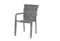 Záhradná stolička DIMENZA Stolička záhradná BARCELONA, tmavo sivá - Zahradní židle