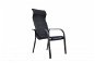 Záhradná stolička DIMENZA Stolička záhradná VADUZ, čierna - Zahradní židle