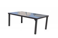 Dimenza VADUZ Dining Table, Top of Glass - Garden Table