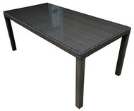 Dimenza BARCELONA Dining Table, Dark Brown - Garden Table