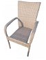 Záhradná stolička DIMENZA Kreslo záhradné HAITI, sivé DF-010104 - Zahradní židle