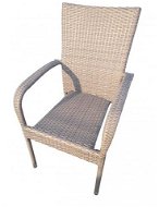 DIMENZA Židle zahradní HAITI, šedá DF-010104 - Zahradní židle