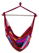 DIMENZA Hanging swing BRASIL red with stripes - Hanging Chair