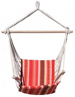Hanging Chair DIMENSION DALIAN  Reinforced Swing, Red with Stripes - Závěsné křeslo