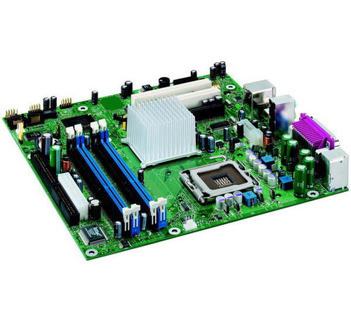 Intel D915GAGL Augsburg, i915G/ICH6, DCh. DDR400, SATA, int. VGA+PCIe x16, USB2.0, LAN, sc775, mATX, - Motherboard - Main image