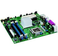 Intel D915GGUX Luxemburg, i915G/ICH6, DCh. DDR2 533, 1x ATA100, 4x SATA150, int. VGA+PCIe x16, USB2. - Motherboard