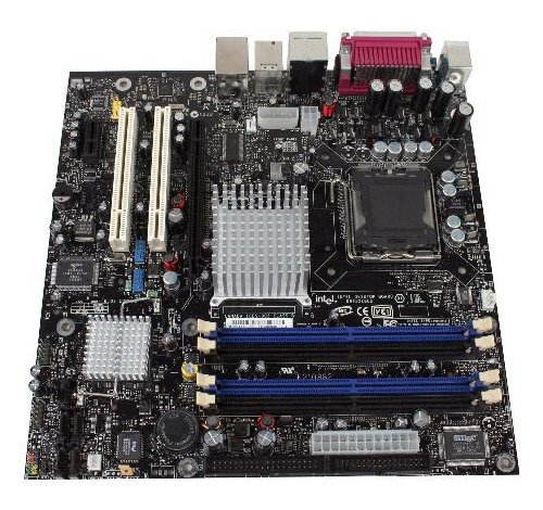 Intel D925XEBC2LK Black Canyon 2, 925XE/ICH6R, DCh. DDR2 533, SATA RAID, USB2.0, FW, GLAN, sc775, mA - Motherboard - Main image