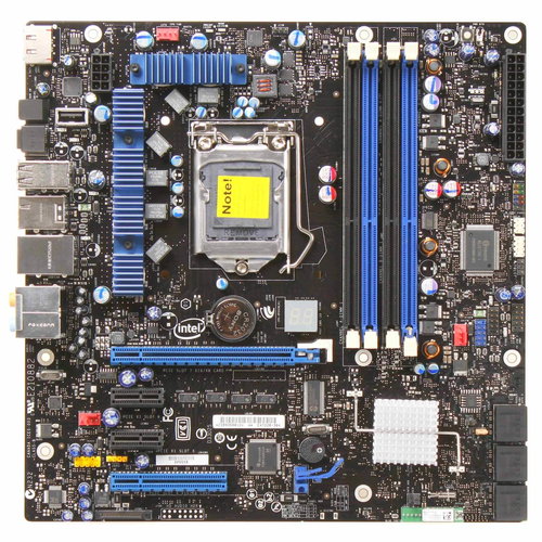 Intel DP55SB Sharpsberg Main image Intel DP55SB Sharpsberg - Motherboard - Main image