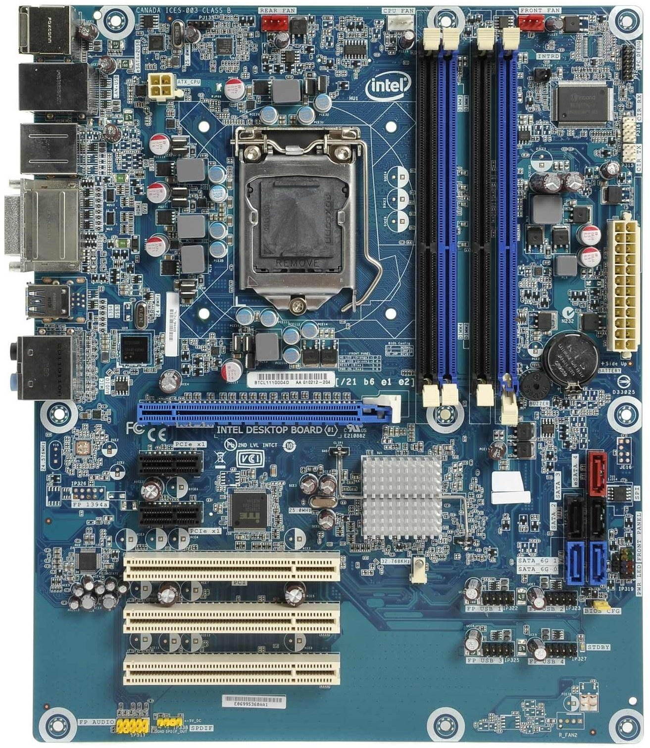 Intel sale motherboard dh67cl