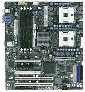 Intel SE7320SP2 Sun Prairie, iE7320, 4x DDR333 ECC, SATA RAID, int. VGA, USB2.0, GLAN, 2x sc604 800M - -