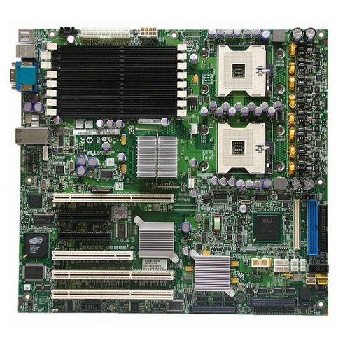 Intel SE7520BD2SCSID2 Brandon, iE7520, 6x DDR2 400 ECC, SATA + 2ch SCSI RAID, int. VGA, USB2.0, 2x G - Motherboard - Main image