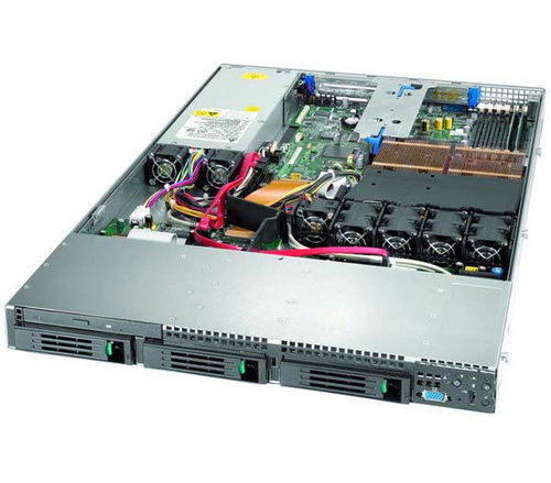 Intel SR1435VP2 1U rack platforma - základní deska SE7320VP2D2 Volcano Peak + SR1400 Dowling - - - Hlavní obrázek
