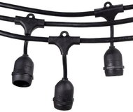 Avide Outdoor light chain for 24 E27 bulbs, length 15m, adjustable - Light Chain