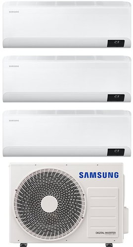 SAMSUNG 3x CEBU AJ052TXJ3KG/EU + AR07TXFYAWKNEU, incl. Installation - Multi-Split Air Conditioning - Main image