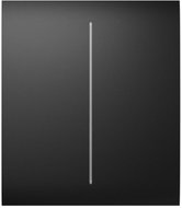 Ajax CenterButton (2-gang) - Center two-button, black - Socket Cover