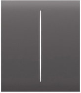 Ajax CenterButton (2-gang) - Center two-button, grey - Socket Cover