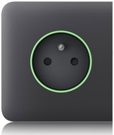 Ajax SideCover (smart) - Drawer side cover, horizontal, graphite - Socket Cover