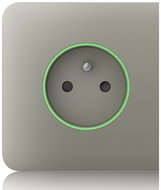 Ajax SideCover (smart) - Drawer side cover, horizontal, olive - Socket Cover