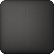 Ajax SoloButton (2-gang) - Separate two-button for LightSwitch, black - Socket Cover