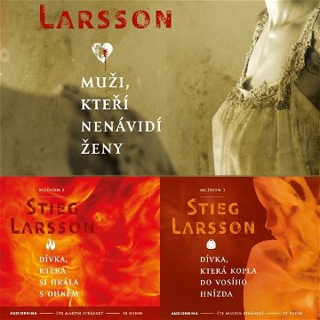 Balíček audioknih Milenium 1-3 - Larsson za výhodnou cenu