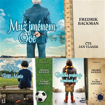 Balíček audioknih bestsellerů Fredrika Backmana za výhodnou cenu