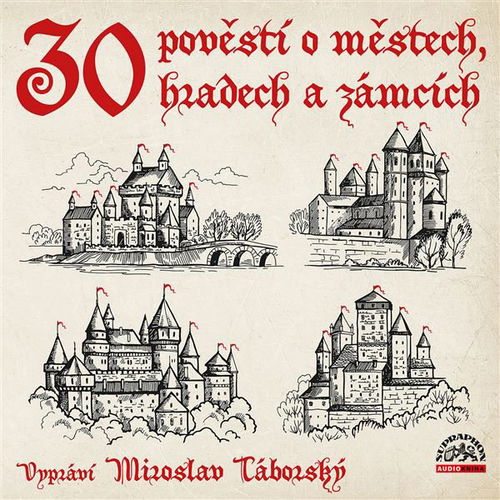 30 pověstí o městech, hradech a zámcích - Audiokniha MP3 - Hlavní obrázek