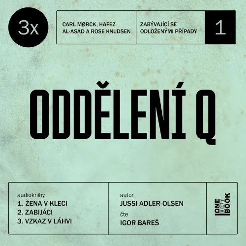3x Oddělení Q - MP3 Audiobook - Main image