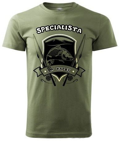 T-Shirt Fully Scaled | Olive green carp shirts with print