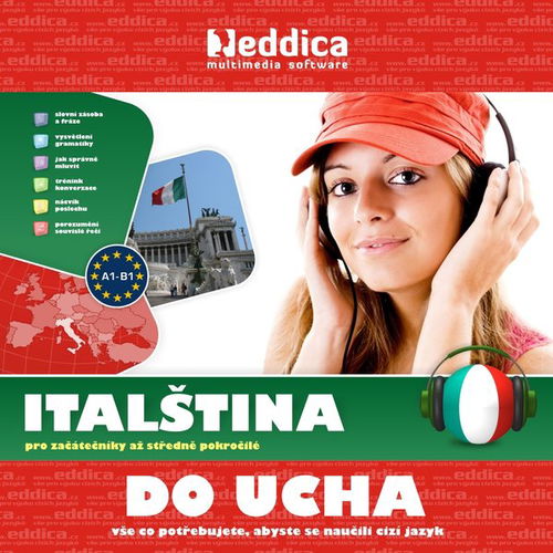 Italština do ucha - Audiokniha MP3 - Hlavní obrázek