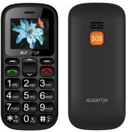 Aligator A321 Senior Grey + stolná nabíjačka - Mobilný telefón