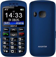 Mobilný telefón Aligator A670 Senior Blue + Stolná nabíjačka - Mobilní telefon