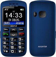 Aligator A670 Senior Blue + Stolná nabíjačka - Mobilný telefón