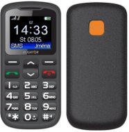 Aligator A431 Senior Black/Grey + Desktop Charger - Mobile Phone