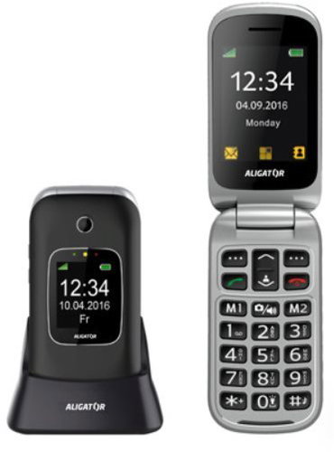 Aligator V650 Black-Silver - Mobile Phone - Main image