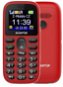 Aligator A510 Senior Red + Desktop Charger - Mobile Phone